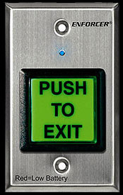 Request to exit button